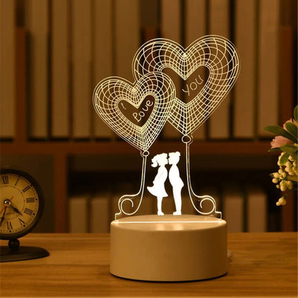 LED Night Light Funny Cat 3D Optical Illusion Night Lamp - LED Night Light - LEDIT - Mad Fly Essentials