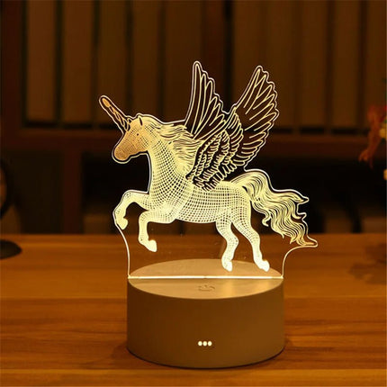 LED Night Light Funny Cat 3D Optical Illusion Night Lamp - LED Night Light - LEDIT - Mad Fly Essentials