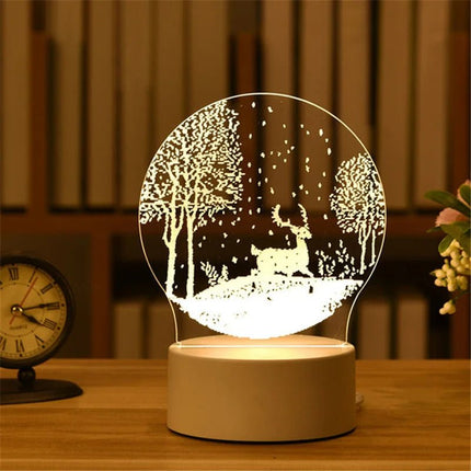 LED Night Light Funny Cat 3D Optical Illusion Night Lamp - LED Night Light - LEDIT - Mad Fly Essentials