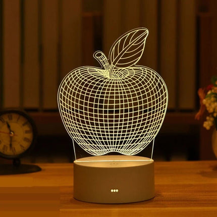 LED Night Light Funny Cat 3D Optical Illusion Night Lamp - LED Night Light - LEDIT - Mad Fly Essentials
