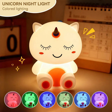 LED Night Light Kids Room 3D Rechargeable USB Lamp - LED Night Light - Miwat - Mad Fly Essentials