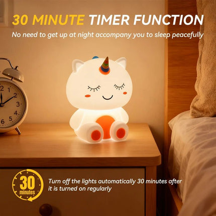 LED Night Light Kids Room 3D Rechargeable USB Lamp - LED Night Light - Miwat - Mad Fly Essentials