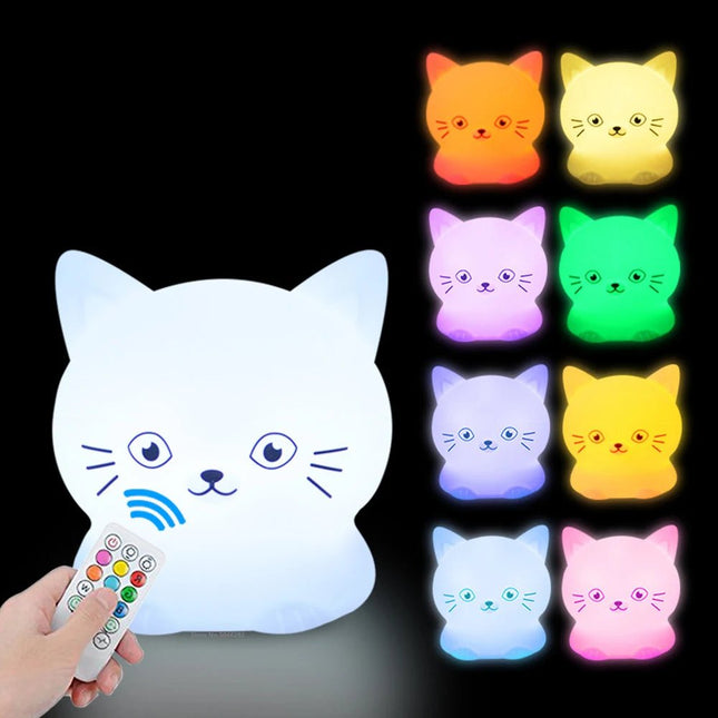 LED Night Light Kids Room 3D Rechargeable USB Lamp - LED Night Light - Miwat - Mad Fly Essentials