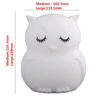 LED Night Light Kids Room 3D Rechargeable USB Lamp - LED Night Light - Miwat - Mad Fly Essentials
