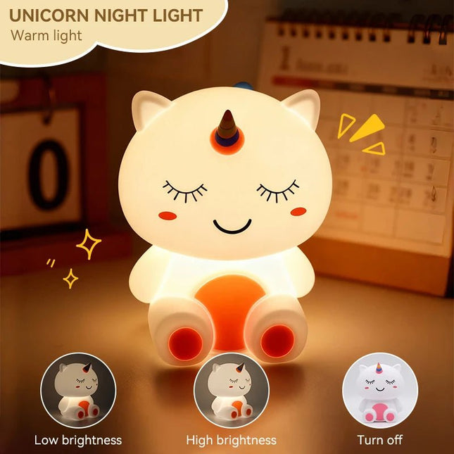 LED Night Light Kids Room 3D Rechargeable USB Lamp - LED Night Light - Miwat - Mad Fly Essentials