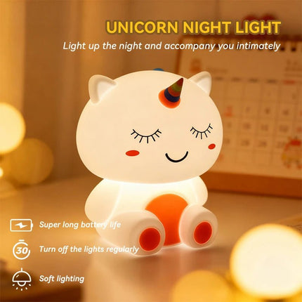 LED Night Light Kids Room 3D Rechargeable USB Lamp - LED Night Light - Miwat - Mad Fly Essentials