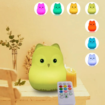 LED Night Light Kids Room 3D Rechargeable USB Lamp - LED Night Light - Miwat - Mad Fly Essentials