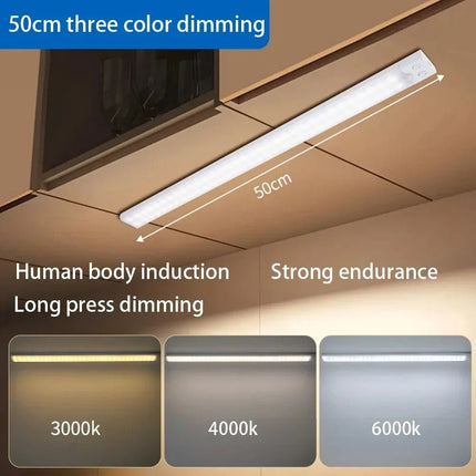 LED Night Light Motion Sensor USB Rechargeable Under Cabinet Lamp - LED Night Light - LEDP - Mad Fly Essentials