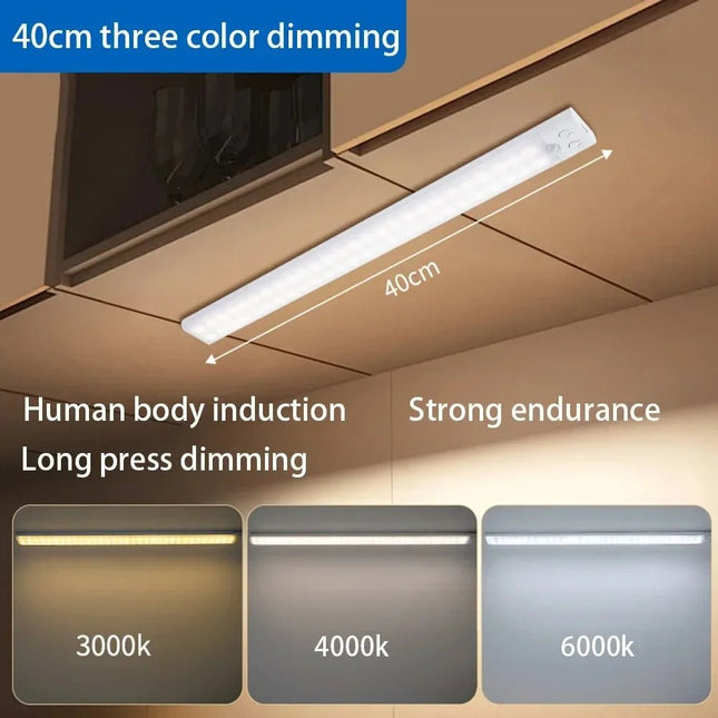 LED Night Light Motion Sensor USB Rechargeable Under Cabinet Lamp - LED Night Light - LEDP - Mad Fly Essentials