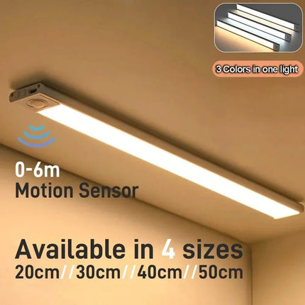 LED Night Light Motion Sensor USB Rechargeable Under Cabinet Lamp - LED Night Light - LEDP - Mad Fly Essentials