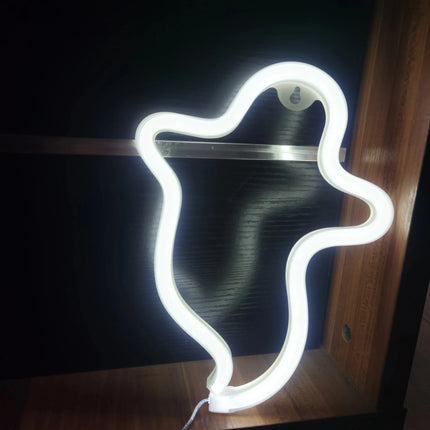 LED Night Light Neon Alien Head Sign USB Light - LED Night Light - LiHangStar - Mad Fly Essentials