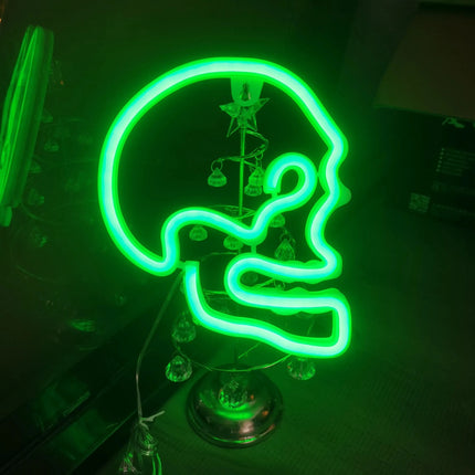 LED Night Light Neon Alien Head Sign USB Light - LED Night Light - LiHangStar - Mad Fly Essentials