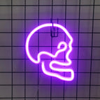 Skull purple