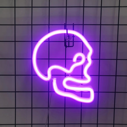 LED Night Light Neon Alien Head Sign USB Light - LED Night Light - LiHangStar - Mad Fly Essentials