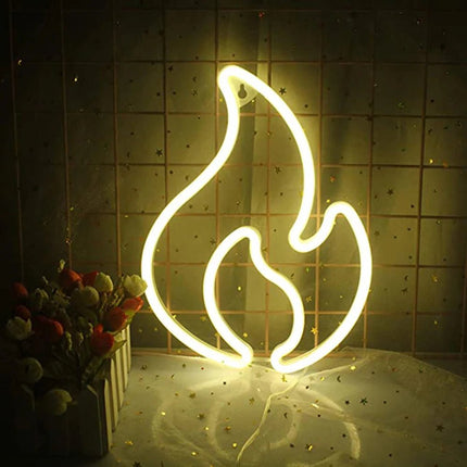 LED Night Light Neon Alien Head Sign USB Light - LED Night Light - LiHangStar - Mad Fly Essentials