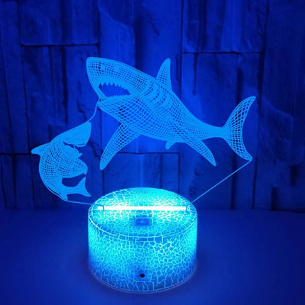 LED Night Light Shark Silhouette 3D Night Light - LED Night Light - ZYZAO - Mad Fly Essentials