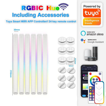 LED Night Light Smart Wall RGBIC Music Sync Light - LED Night Light - Imdgr - Mad Fly Essentials