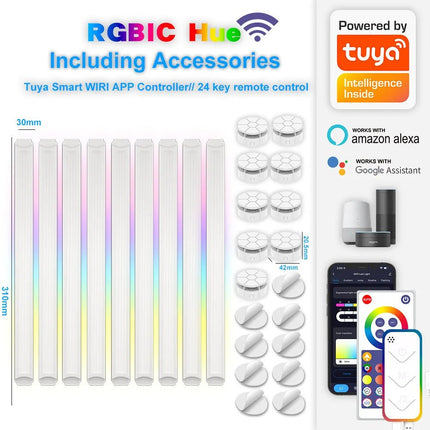 LED Night Light Smart Wall RGBIC Music Sync Light - LED Night Light - Imdgr - Mad Fly Essentials