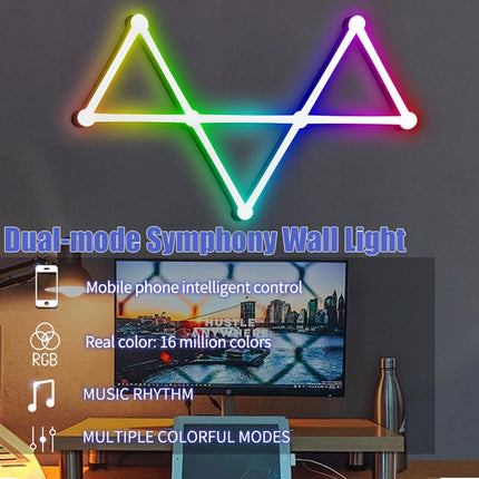LED Night Light Smart Wall RGBIC Music Sync Light - LED Night Light - Imdgr - Mad Fly Essentials