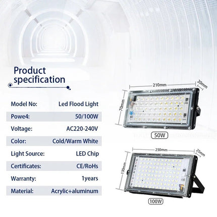 LED Party Light 50W LED Super Bright Flood Light - LED Party Light - DSELCHUN - Mad Fly Essentials