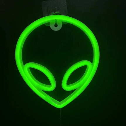 LED Party Light Neon Alien Game Room Sign Decor - LED Party Light - HERULED - Mad Fly Essentials