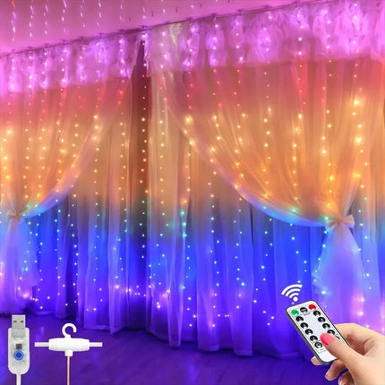 LED Party Light Rainbow Curtain Fairy Light - LED Party Light - TIMULT - Mad Fly Essentials