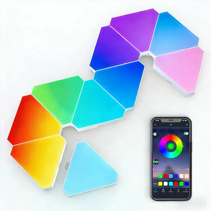 LED Party Light USB DCSV Triangular Quantum RGB Lamp - LED Party Light - Thebse - Mad Fly Essentials