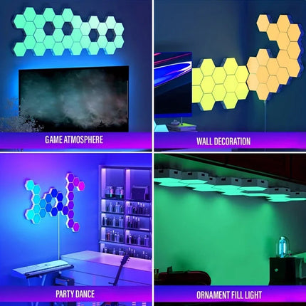 LED Party Light USB DCSV Triangular Quantum RGB Lamp - LED Party Light - Thebse - Mad Fly Essentials