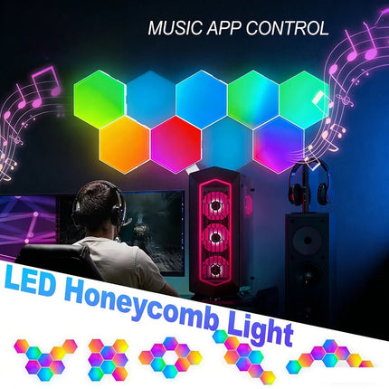 LED Party Light USB DCSV Triangular Quantum RGB Lamp - LED Party Light - Thebse - Mad Fly Essentials