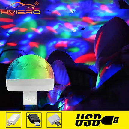 LED Party Light USB DJ RGB Mini Party Light - LED Party Light - Hviero - Mad Fly Essentials