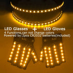 glasses gloves set 4