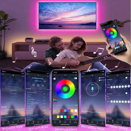 LED Party Light USB RGB 1m Background String Light - LED Party Light - Miwat - Mad Fly Essentials