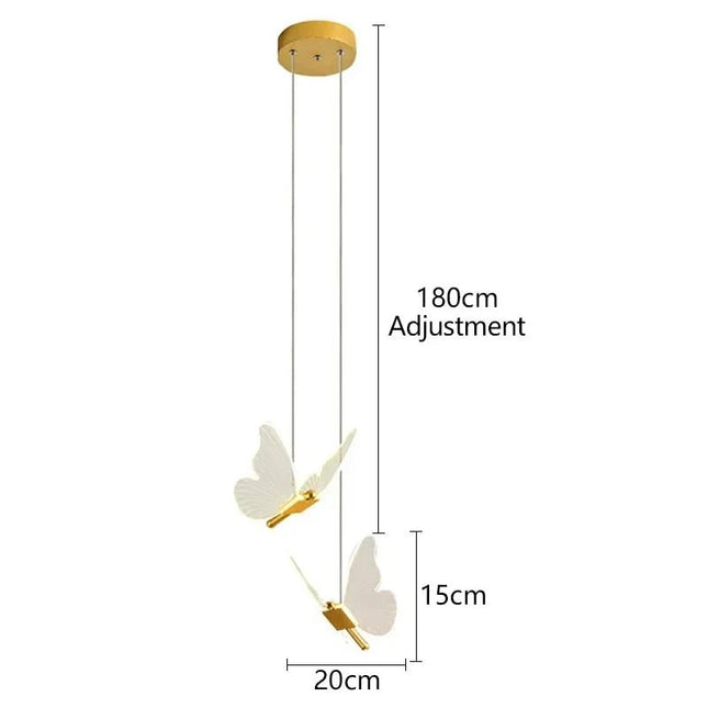 LED Pendant Light Home Modern Butterfly Pendant Light - LED Pendant Light - Parkson - Mad Fly Essentials