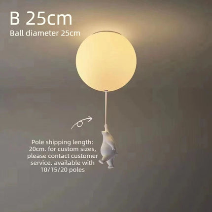 LED Pendant Light Nordic Cartoon Polar Bear Pendant Light - LED Pendant Light - Yitemas - Mad Fly Essentials