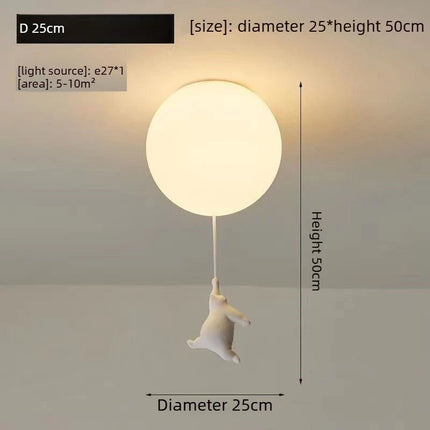 LED Pendant Light Nordic Cartoon Polar Bear Pendant Light - LED Pendant Light - Yitemas - Mad Fly Essentials