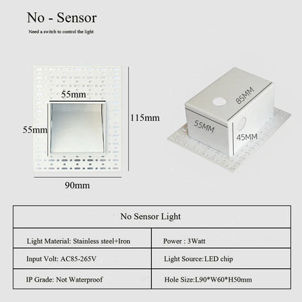 LED Pendant Light White Black PIR Sensor Stair Case Light - LED Pendant Light - Yanke - Mad Fly Essentials