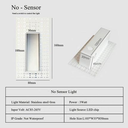 LED Pendant Light White Black PIR Sensor Stair Case Light - LED Pendant Light - Yanke - Mad Fly Essentials