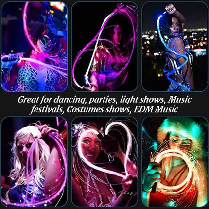 LED RGB Fiber Optic Rope Party Light - Mad Fly Essentials