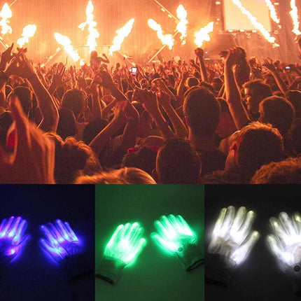 LED Seasonal Halloween Dance Glove Costume Party Essentials - Party Essentials - Henkelion - Mad Fly Essentials
