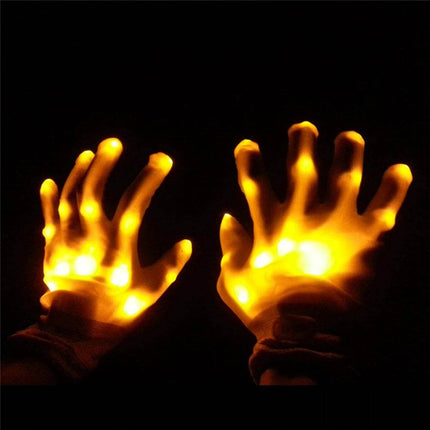 LED Seasonal Halloween Dance Glove Costume Party Essentials - Party Essentials - Henkelion - Mad Fly Essentials
