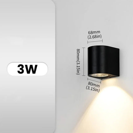 LED Wall Sconce Aluminum IP65 Waterproof Garden Lighting - LED Wall Sconce - Tinlaibor - Mad Fly Essentials
