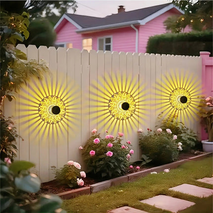LED Wall Sconce Hollow Garden Outdoor Lawn Lamp - LED Wall Sconce - Sternlicht - Mad Fly Essentials