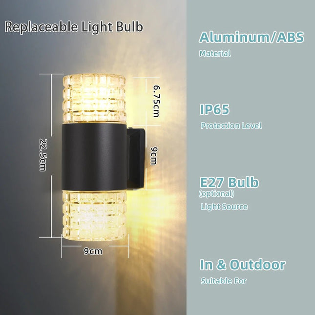 LED Wall Sconce Interior External Waterproof Sconce - LED Wall Sconce - CLODE - Mad Fly Essentials
