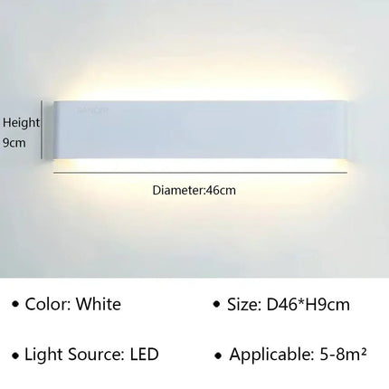 LED Wall Sconce Minimalist Bedside Indoor Light - LED Wall Sconce - JGT - Mad Fly Essentials