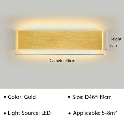 LED Wall Sconce Minimalist Bedside Indoor Light - LED Wall Sconce - JGT - Mad Fly Essentials