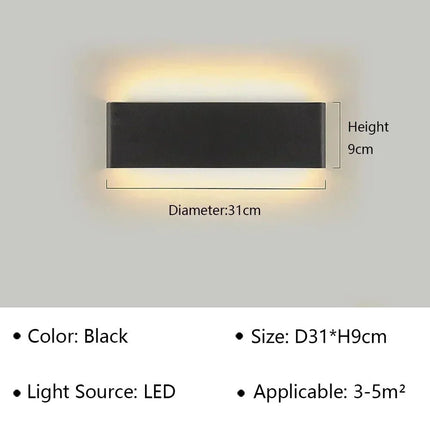 LED Wall Sconce Minimalist Bedside Indoor Light - LED Wall Sconce - JGT - Mad Fly Essentials