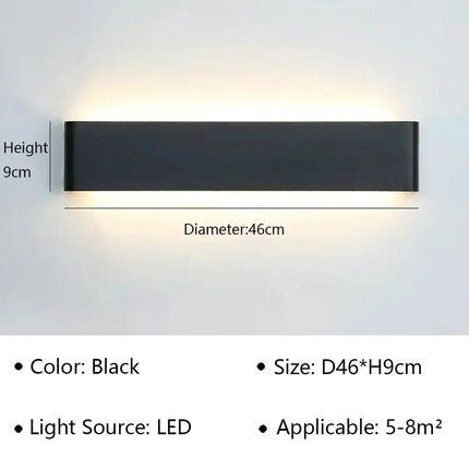 LED Wall Sconce Minimalist Bedside Indoor Light - LED Wall Sconce - JGT - Mad Fly Essentials