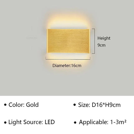 LED Wall Sconce Minimalist Bedside Indoor Light - LED Wall Sconce - JGT - Mad Fly Essentials