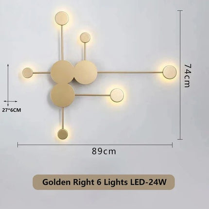 LED Wall Sconce Modern Nordic Star Cloud Wall Lamp - LED Wall Sconce - Sanoni - Mad Fly Essentials