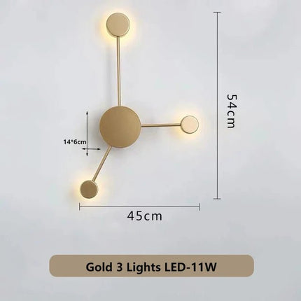 LED Wall Sconce Modern Nordic Star Cloud Wall Lamp - LED Wall Sconce - Sanoni - Mad Fly Essentials